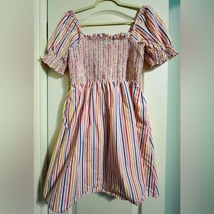 Draper James Colorful Striped Dress